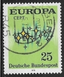 Sellos de Europa - Alemania -  Europa (C.E.P.T.) 1972 - Estrellas 