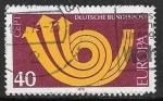 Stamps Germany -  Europa (C.E.P.T.) 1973 - Cornetas de correos