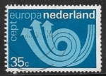 Sellos de Europa - Holanda -  Europa (C.E.P.T.) 1973 - Cornetas de correos