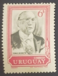 Stamps Uruguay -  Presidente Thomas Berreta