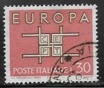 Sellos del Mundo : Europa : Italia : Europa (C.E.P.T.) 1963 - Letras 