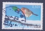 Stamps France -  Erithacus rubecula