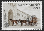 Sellos del Mundo : Europa : San_Marino : Europa (C.E.P.T.) 1979 - Historia Postal