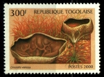 Stamps : Africa : Togo :  serie- Setas