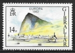 Stamps Gibraltar -  Europa (C.E.P.T.) 1982 - Hechos Históricos