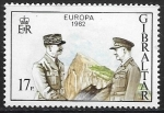 Sellos del Mundo : Europa : Gibraltar : Europa (C.E.P.T.) 1982 - Hechos Históricos