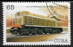 Stamps Cuba -  Locomotivas