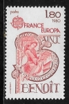  de Europa - Francia -  Europa (C.E.P.T.) 1980 - Personalidades