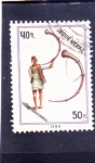 Stamps Nepal -  instrumentos musicales