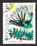 Sellos de Europa - Polonia -  1809 - XXV Aniversario de la UNICEF