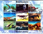 Stamps So Tom and Prncipe -  FAUNA PREHISTÓRICA -