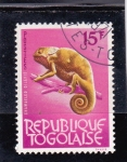 Stamps Togo -  Camaleón