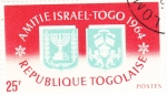 Stamps Togo -  AMISTAD ISRAEL-TOGO