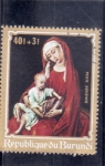 Stamps Burundi -  Virgen y Niño