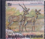 Stamps Burundi -  antílope