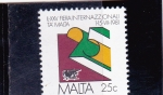 Stamps Malta -  25 feria internacional de Malta 