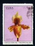 Sellos de America - Cuba -  Orquídea