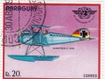  de America - Paraguay -  75 aniversario de OACI- Albatros C 1915