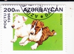 Stamps Azerbaijan -  PERROS DE RAZA- Bul Teryer