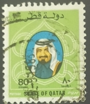 Sellos de Asia - Qatar -  Sheikh Khalifa bin Hamed Al-Thani