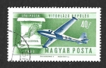 Stamps : Europe : Hungary :  C211 - Historia de la Aviación