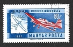 Stamps : Europe : Hungary :  C212 - Historia de la Aviación