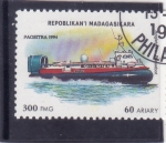 Stamps Madagascar -  barco hovercraff