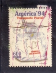  de America - Ecuador -  transporte postal