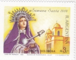 Stamps Argentina -  Semana Santa-Virgen Dolorosa