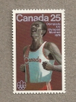 Stamps Canada -  Maratón, Olimpiada Montreal