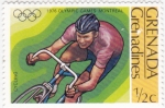 Stamps Grenada -  ciclismo Olimpiada Montreal'76