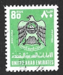 Sellos del Mundo : Asia : Emiratos_rabes_Unidos : 97 - Escudo Nacional