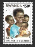 Sellos del Mundo : Africa : Rwanda : 1026 - Aldeas Infantiles SOS