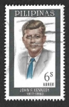 Sellos del Mundo : Asia : Filipinas : 925 - John F. Kennedy