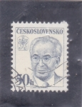 Stamps Czechoslovakia -  70.º aniversario del nacimiento de Gustav Husák (1913-1991)