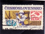 Stamps Czechoslovakia -  Agrimensor (Ingeniería Civil)