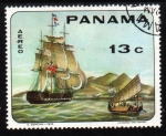 Sellos de America - Panam� -   Barcos de los siglos XVII al XIX 