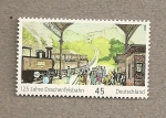 Stamps Germany -  Tren de cremallera