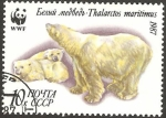 Stamps Russia -  WWF - oso, thalarctos maritimus