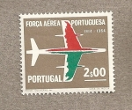 Stamps Portugal -  50 Aniv Fuerza Aérea Portuguesa