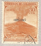 Stamps Colombia -  Volcan Galeras-Pasto