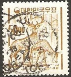 Sellos de Asia - Corea del sur -  fauna, ciervos