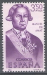 Sellos de Europa - Espaa -  Forjadores de America. Manuel de Amat