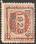 Stamps Belgium -  alberto I, sobreimpresion bruxelles 1923 brussel