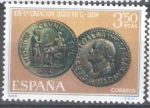 Stamps Spain -  XIX  Centenario de la Legio VII Gémina, fundadora de León. Moneda de Galba.