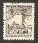 Stamps Czechoslovakia -  1204 - Centº de la Asociación de Médicos, Puente de Carlos en Praga