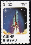 Stamps Africa - Guinea Bissau -  1983 Dia del espacio: Space Shutle
