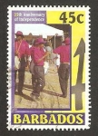 Stamps Barbados -  35 anivº de su independencia