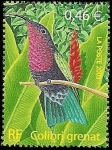 Sellos de Europa - Francia -  Aves - Colibrí Granate