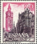 Sellos de Europa - Espa�a -  ESPAÑA 1965 1647 Sello Nuevo Serie Turistica Catedral de Sevilla